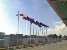 アフガニスタン　首都カブール　国際空港の正面玄関