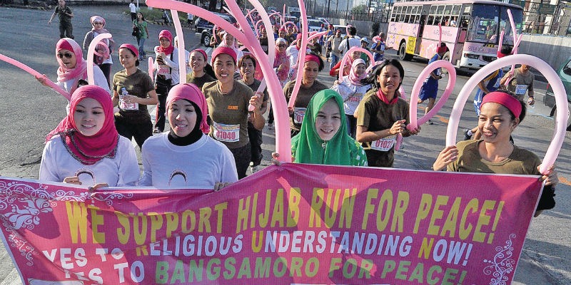WE SUPPORT HIJAB RUN FOR PEACE