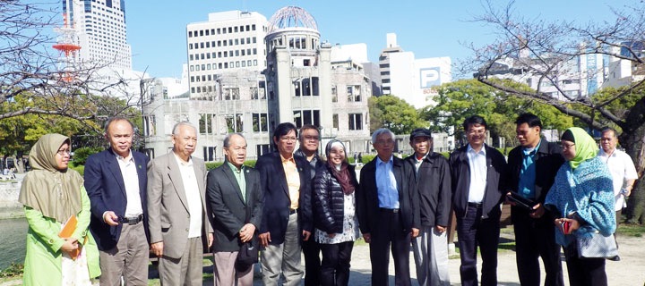 バンサモロ解放戦線の和平交渉団 広島